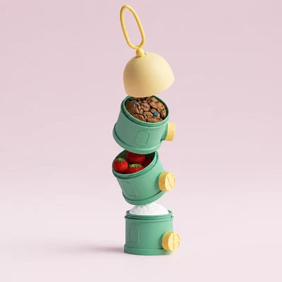 Hanging Tower Milk Dispenser | Stackable Formula Container w