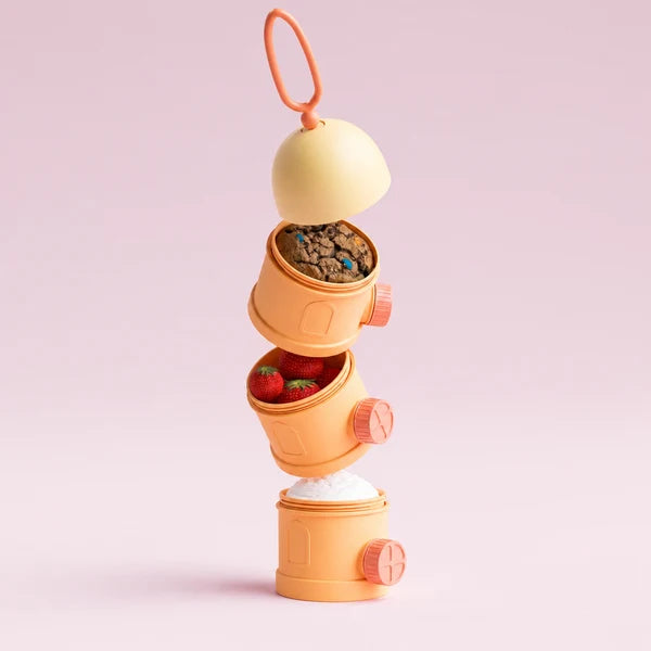 Hanging Tower Milk Dispenser | Stackable Formula Container w