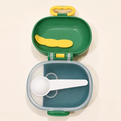 Milk Powder Container with Scoop | Measuring Spoon Storage B