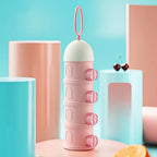 3-Layer Stackable Milk Powder Container | Portable Formula D