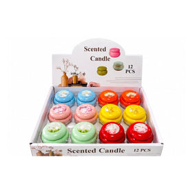Macaron Candles – 12 Pcs