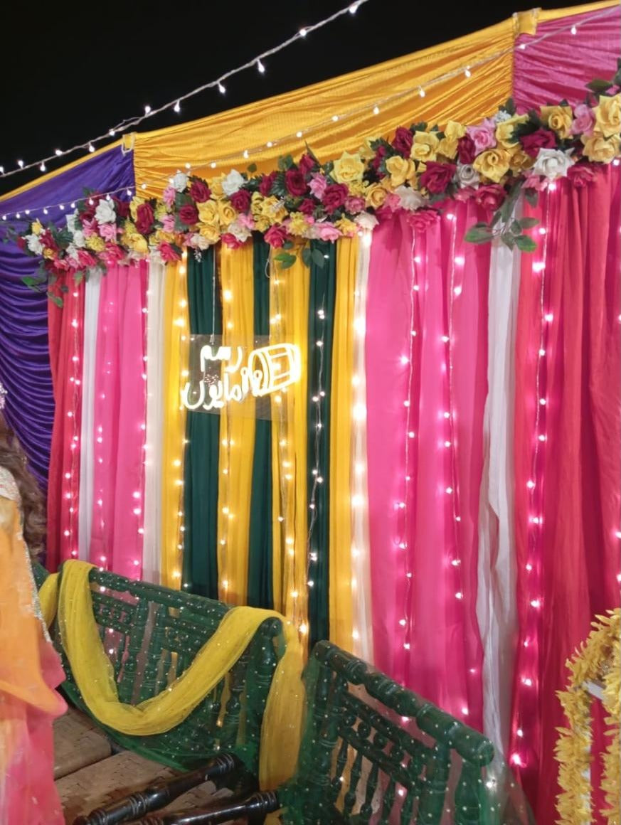 Mehndi / Mayun / Dholki Decor