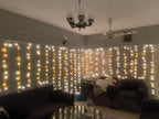 Wedding house fairy light decoration Karachi for mehndi and dholki lounge and walls – image 18