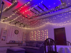 Wedding house fairy light decoration Karachi for mehndi and dholki lounge and walls – image 6