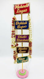 Mehndi Program Sign Stand â âMehndi Lagao, Dho - alternate view 2
