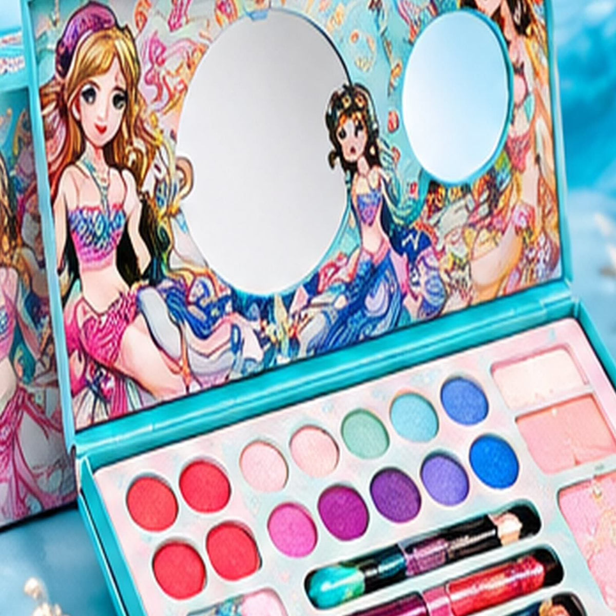 Mermaid Kids Makeup Kit â Princess Beauty Set wi - alternate view 3