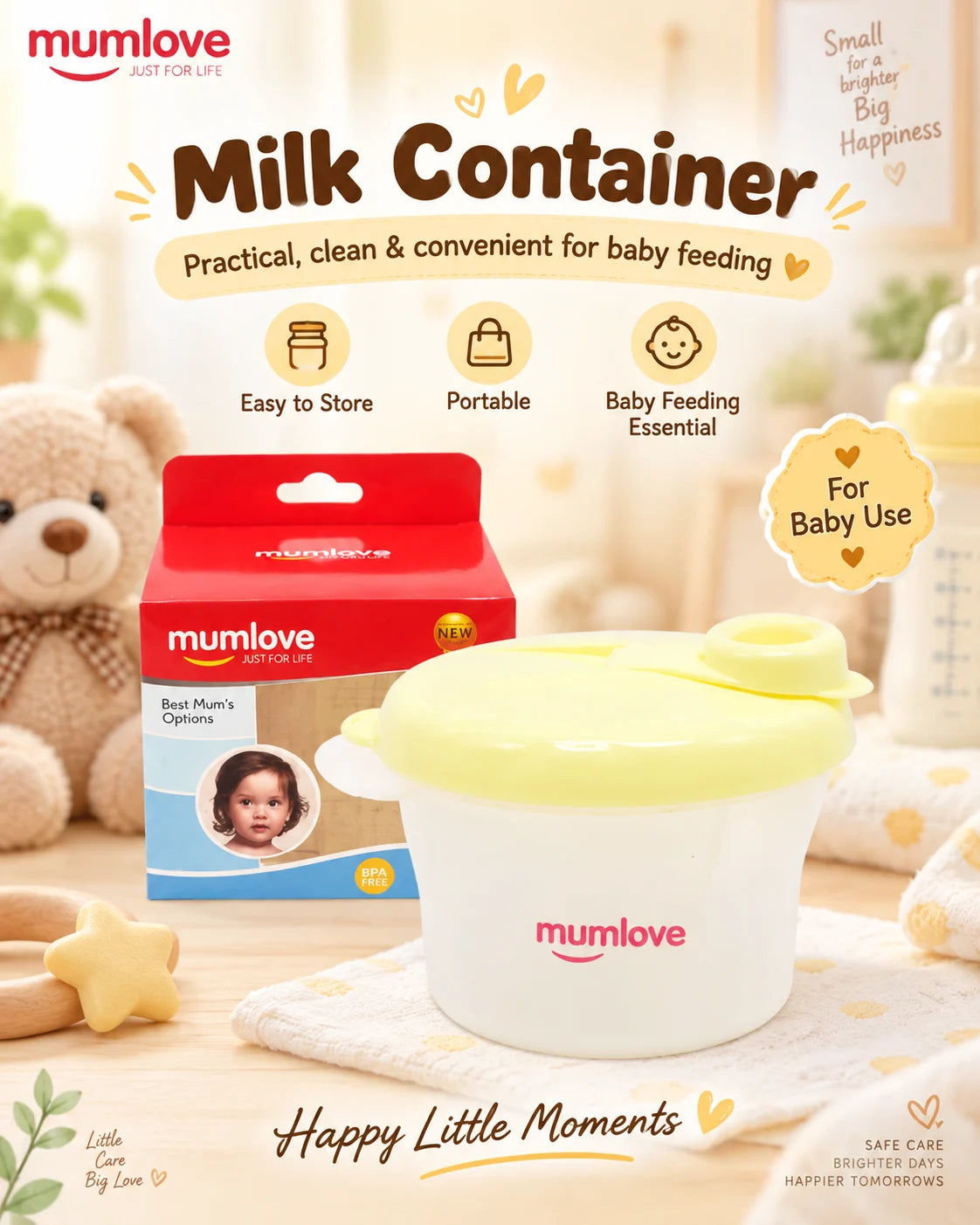 Mumlove Baby Milk Powder Container – poster 3 | Belinda Store Pakistan