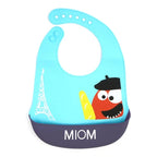 Baby Silicone Bibs with Crumb Catcher | Waterproof Feeding B