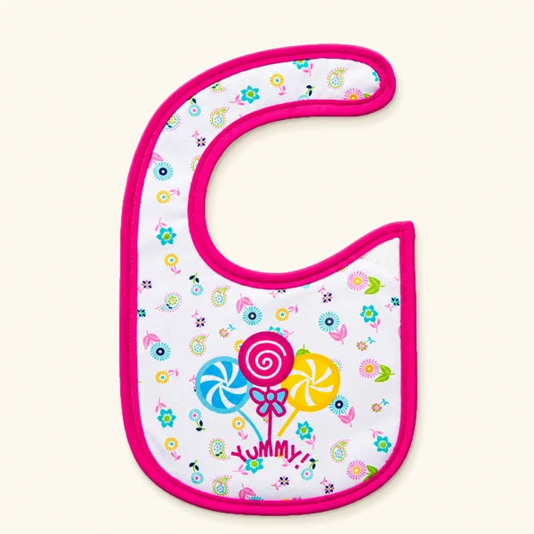 Baby Cotton Bibs – Cute Printed Feeding Bibs Pack