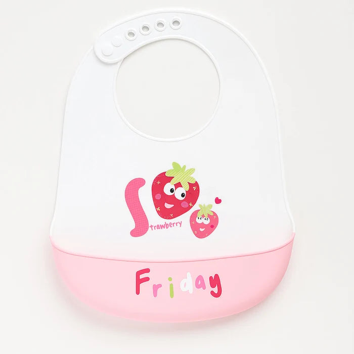 Baby Silicone Bibs with Crumb Catcher | Waterproof Feeding B