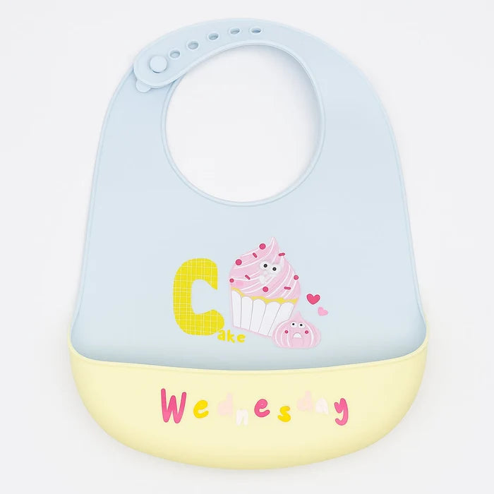 Baby Silicone Bibs with Crumb Catcher | Waterproof Feeding B