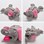 Baby Bottle Hugger – Elephant Plush Feeder Cover | Insulated
