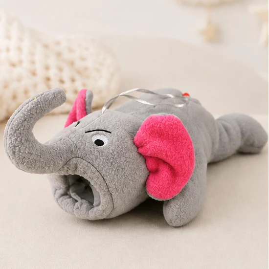 Baby Bottle Hugger – Elephant Plush Feeder Cover | Insulated