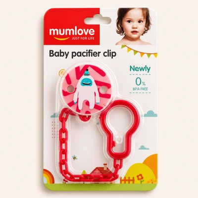 Baby Pacifier Clip – Cute Chain Holder for Pacifiers