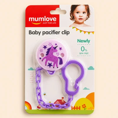 Baby Pacifier Clip – Cute Chain Holder for Pacifiers