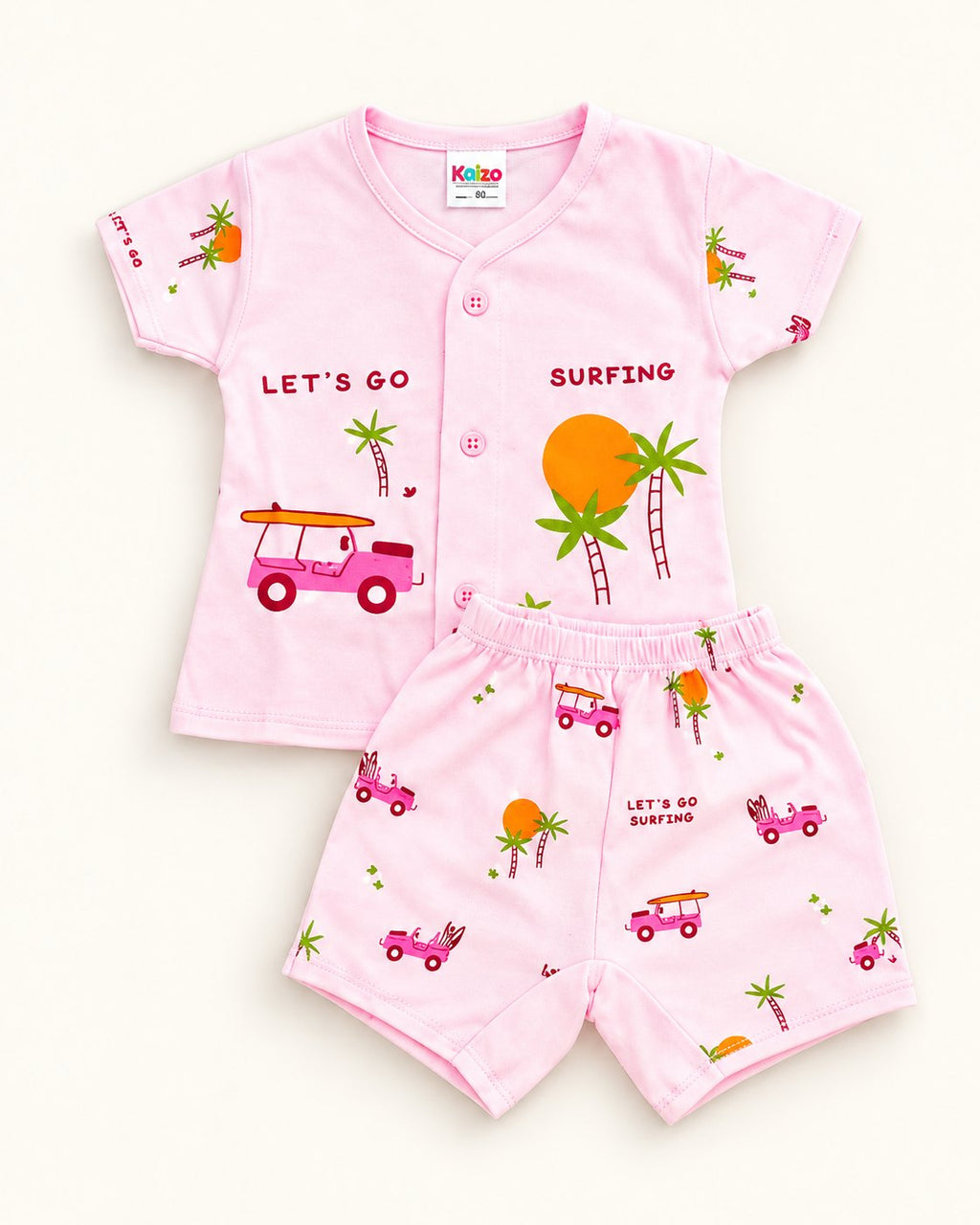 Newborn Baby Cotton Set Shirt Shorts Pink – Belinda Store Pakistan