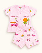 Newborn Baby Cotton Set Shirt Shorts Pink – Belinda Store Pakistan