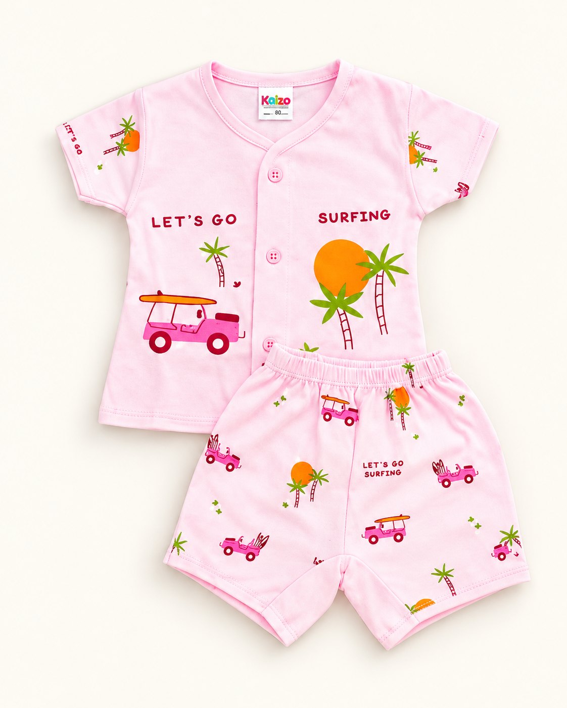 Newborn Baby Cotton Set Shirt Shorts Pink – Belinda Store Pakistan
