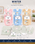 Newborn baby winter 10 pcs set happy bear
