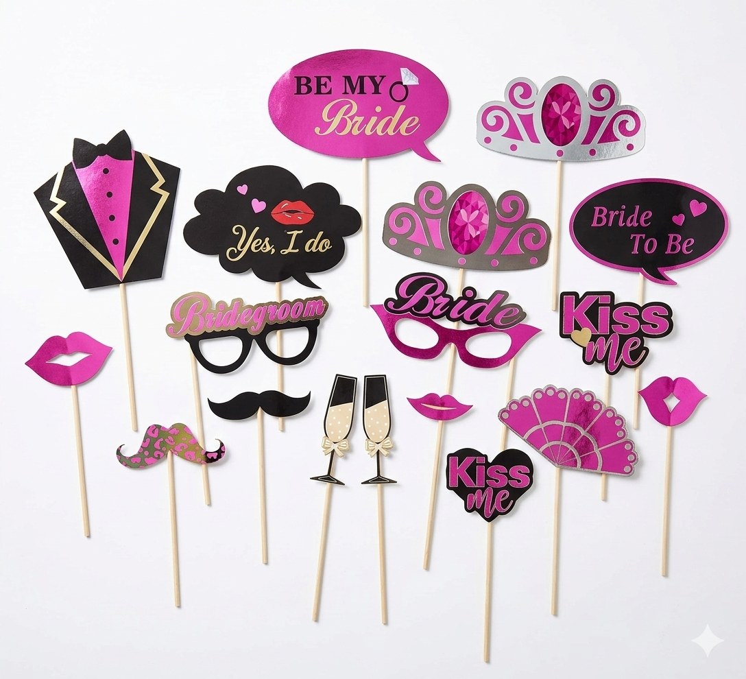 Mehndi Photo Booth Placards – Props | Belinda Store - view 2