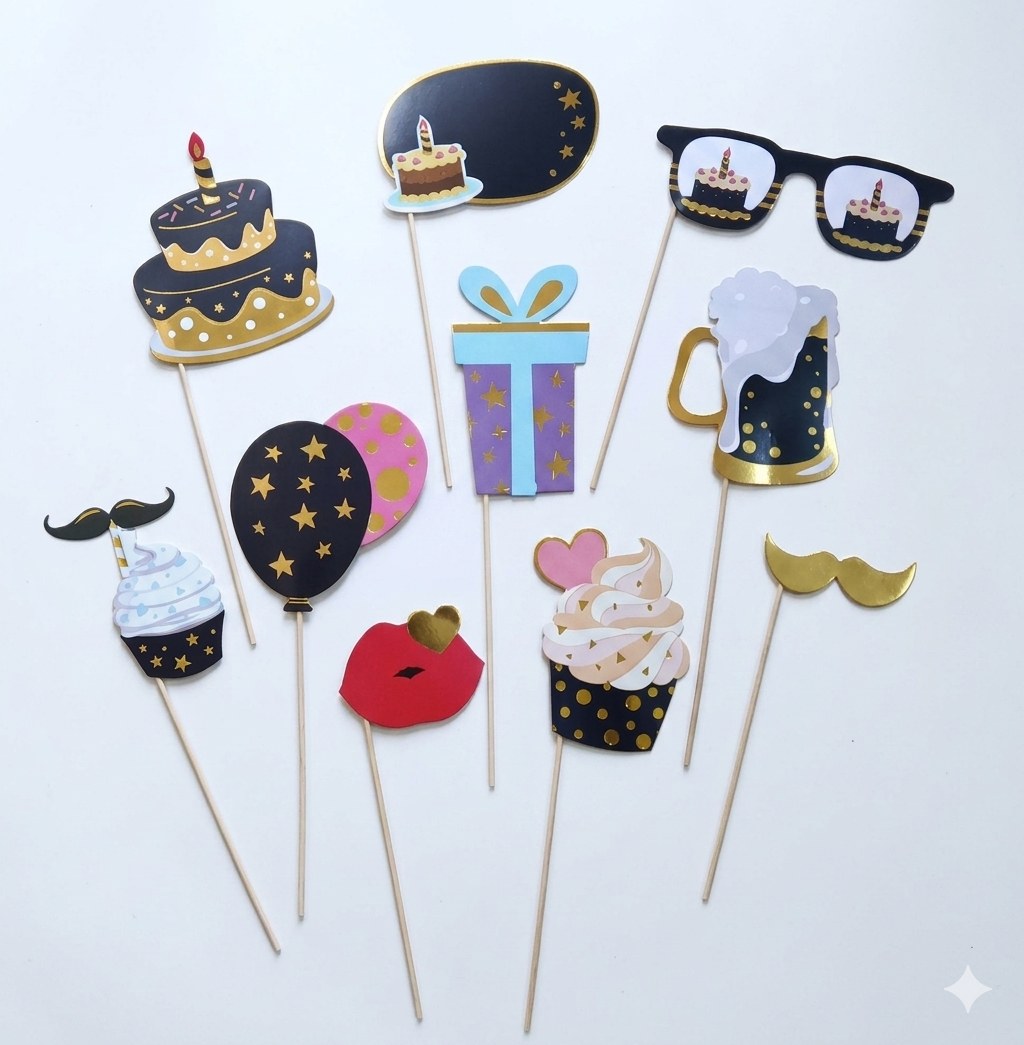 Mehndi Photo Booth Placards – Props | Belinda Store - view 3