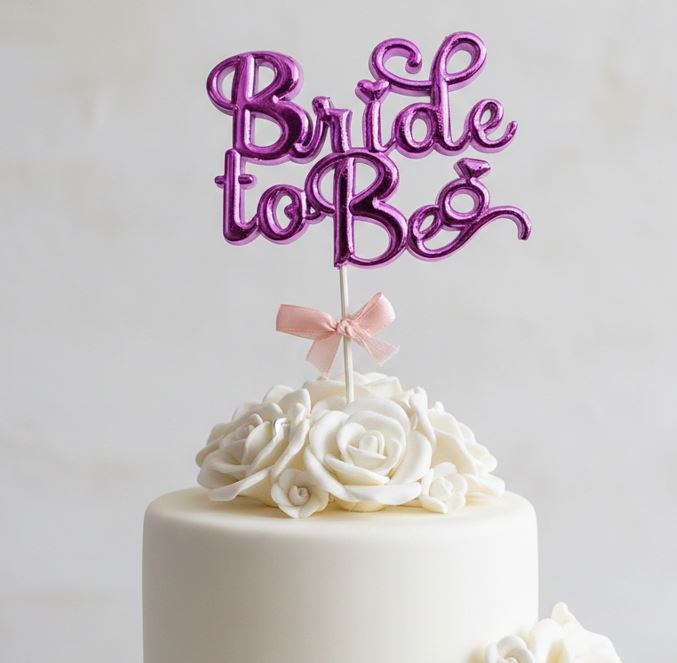 Nikah & Bride To Be Cake Topper | Belinda Store - view 2
