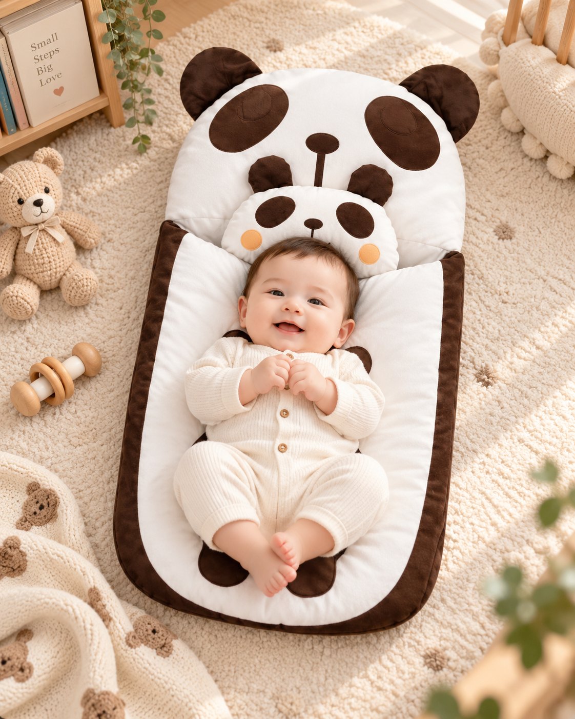 Panda Baby Sleeping Bag Brown – Belinda Store Pakistan