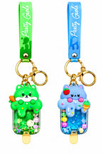 Party Girls Cat Popsicle Keychains