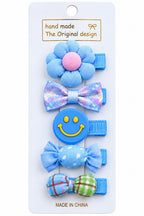 Pastel Blue Hair Clip Collection