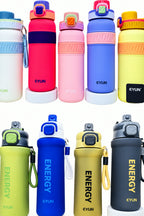 Pastel Duo Water Bottle | Two-Tone Sipper for Kids - alternate view 2