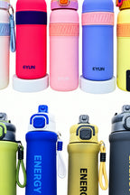 Pastel Duo Water Bottle | Two-Tone Sipper for Kids - alternate view 3