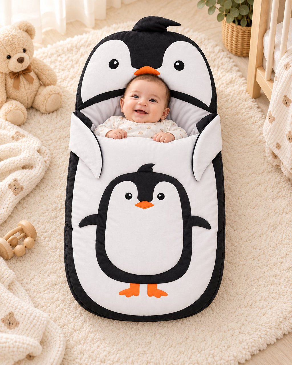 Penguin Baby Sleeping Bag Black – Belinda Store Pakistan