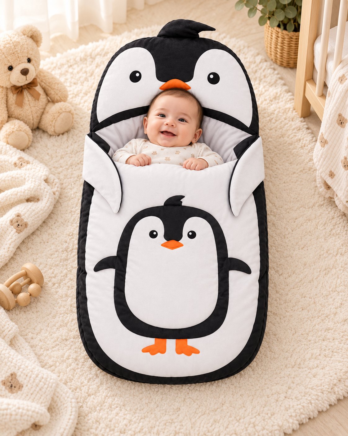 Penguin Baby Sleeping Bag Black – Belinda Store Pakistan