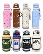 Printed Steel Bottle with Strap & Sports Bottle with Lanyard