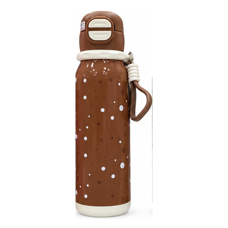 Printed Bottle Brown Dots