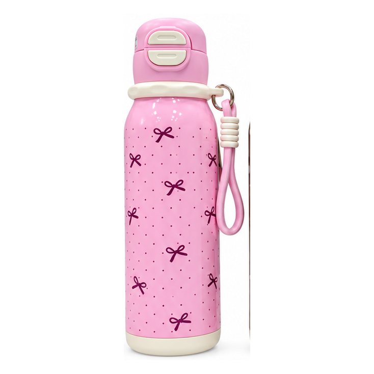Printed Bottle Pink Bows