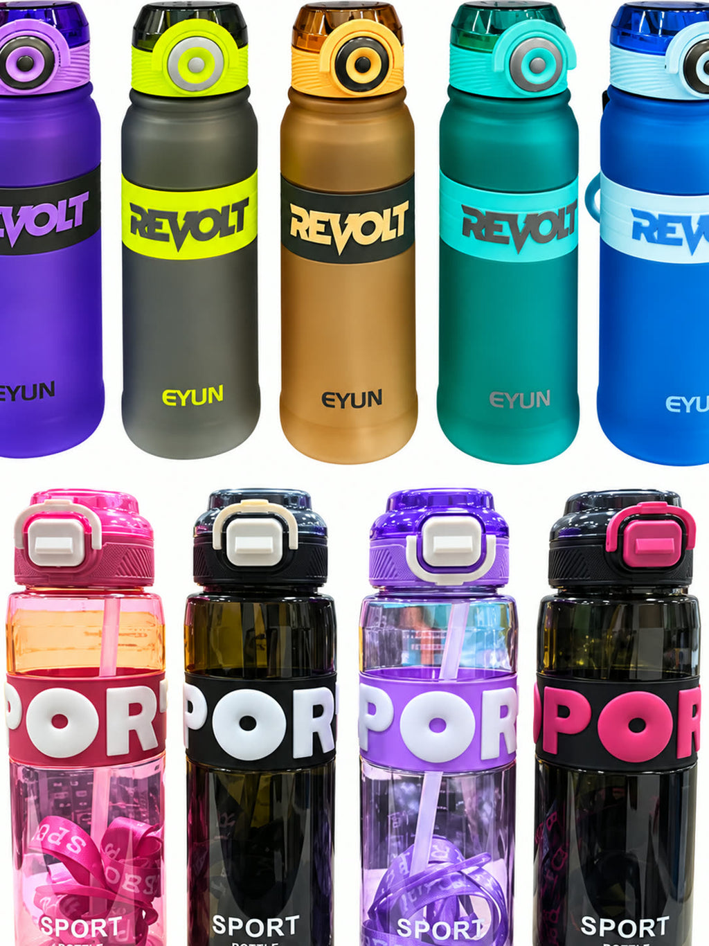 REVOLT Water Bottle | Stylish Sipper Bottle for Ki - alternate view 2