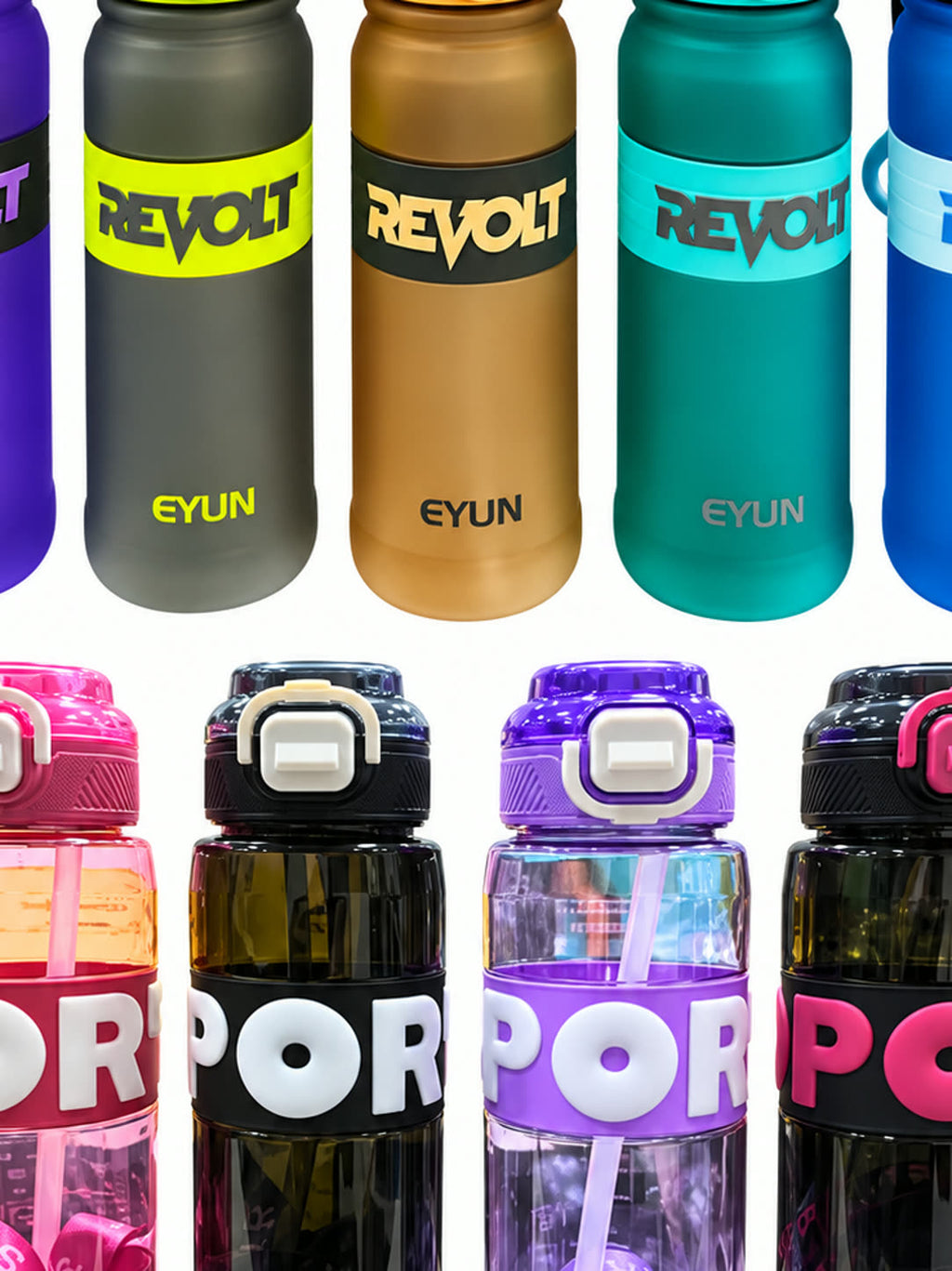 REVOLT Water Bottle | Stylish Sipper Bottle for Ki - alternate view 3