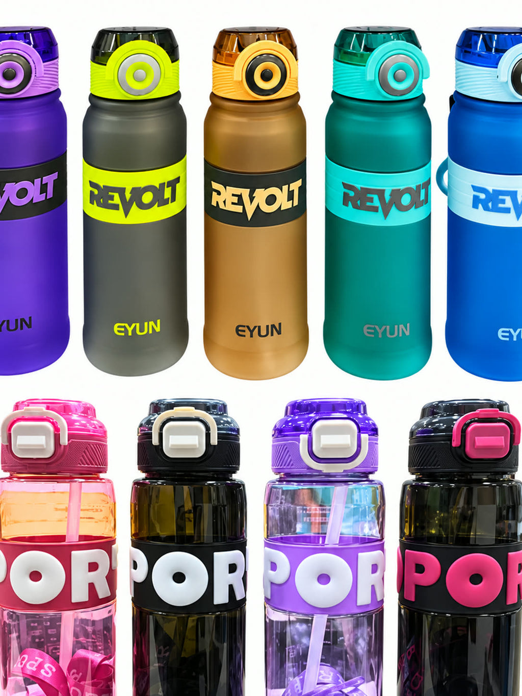 REVOLT Water Bottle | Stylish Sipper Bottle for Ki - alternate view 4