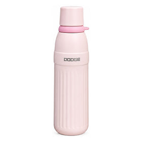 Ribbed Steel Bottle Pink