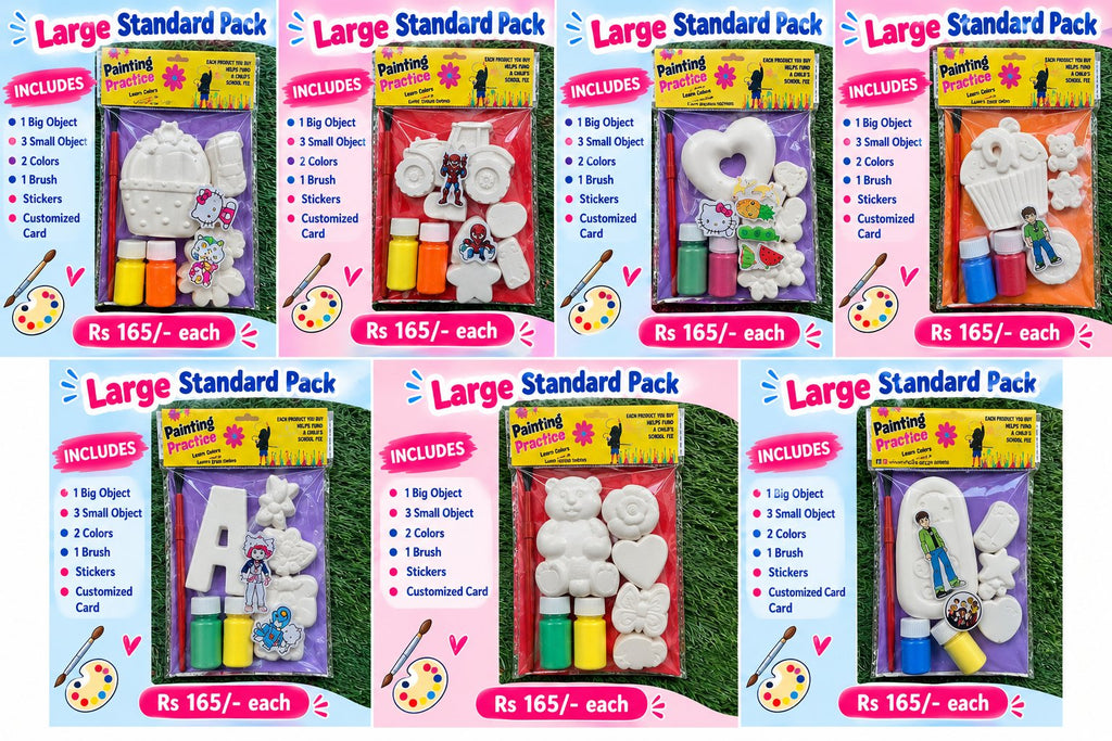 Ceramic Painting Large Standard Pack - Paint Your Own Kit | Belinda Store - view 1