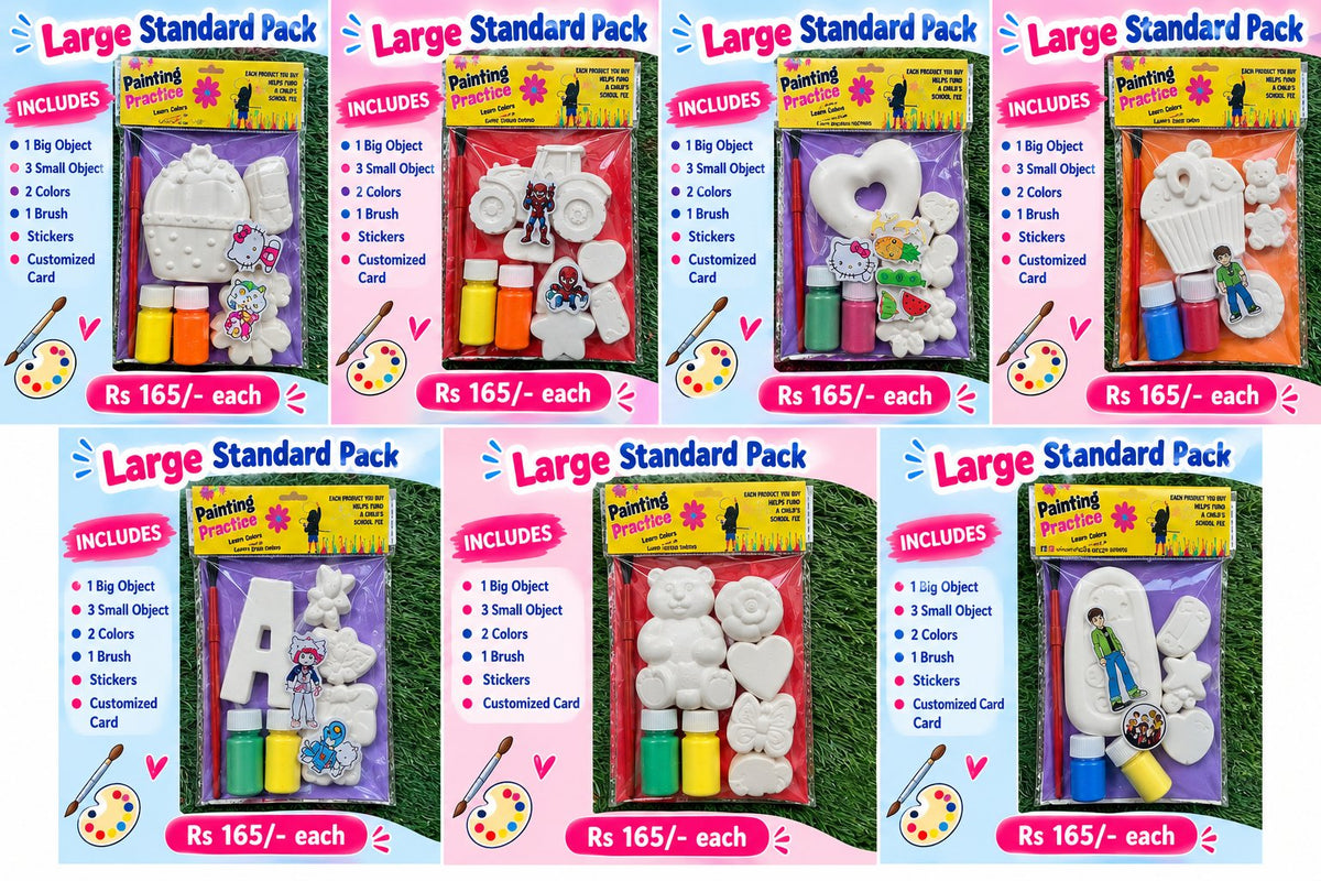 Ceramic Painting Large Standard Pack - Paint Your Own Kit | Belinda Store - view 1