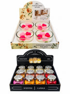 Soy Wax Heart Candles & Handmade Jar Candles Box