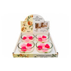 Soy Wax Heart Candles – 4 Pcs