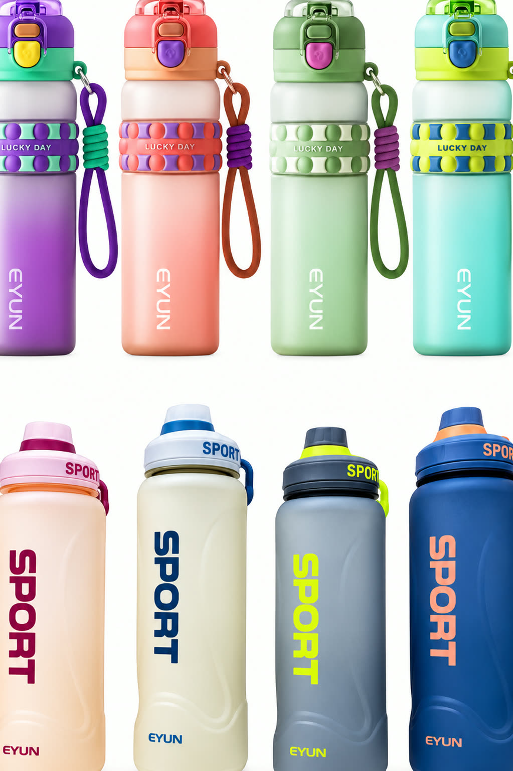 SPORT Pastel Water Bottle | Soft-Color Sports Sipp - alternate view 2