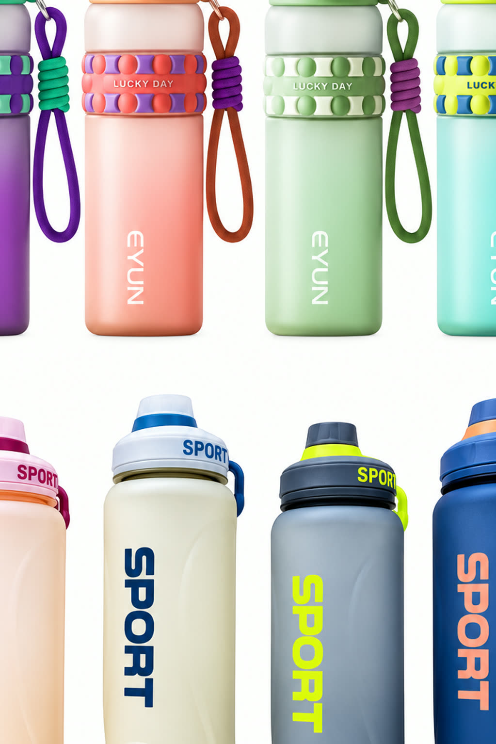 SPORT Pastel Water Bottle | Soft-Color Sports Sipp - alternate view 3