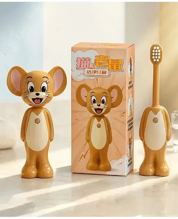 tom and jerry kids toothbrush jerry brown mouse