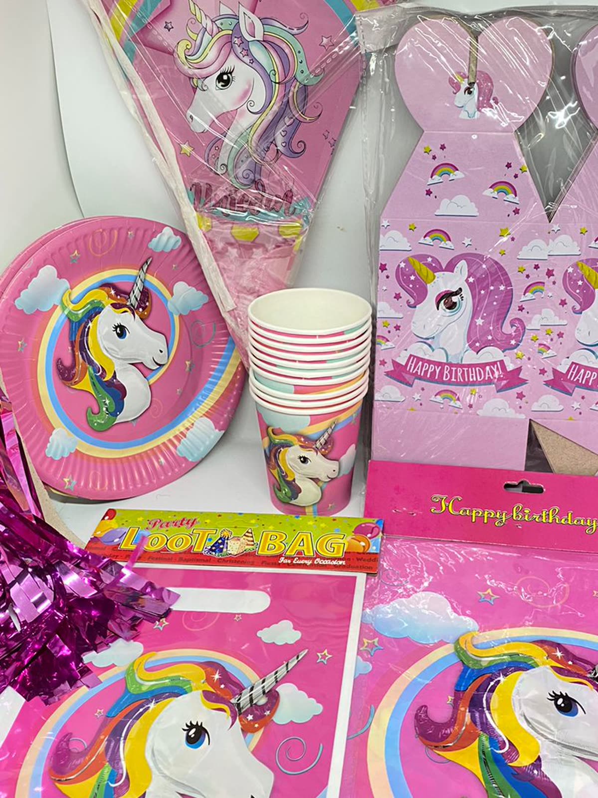 Unicorn Party Set for 10 Kids - alternate view 3
