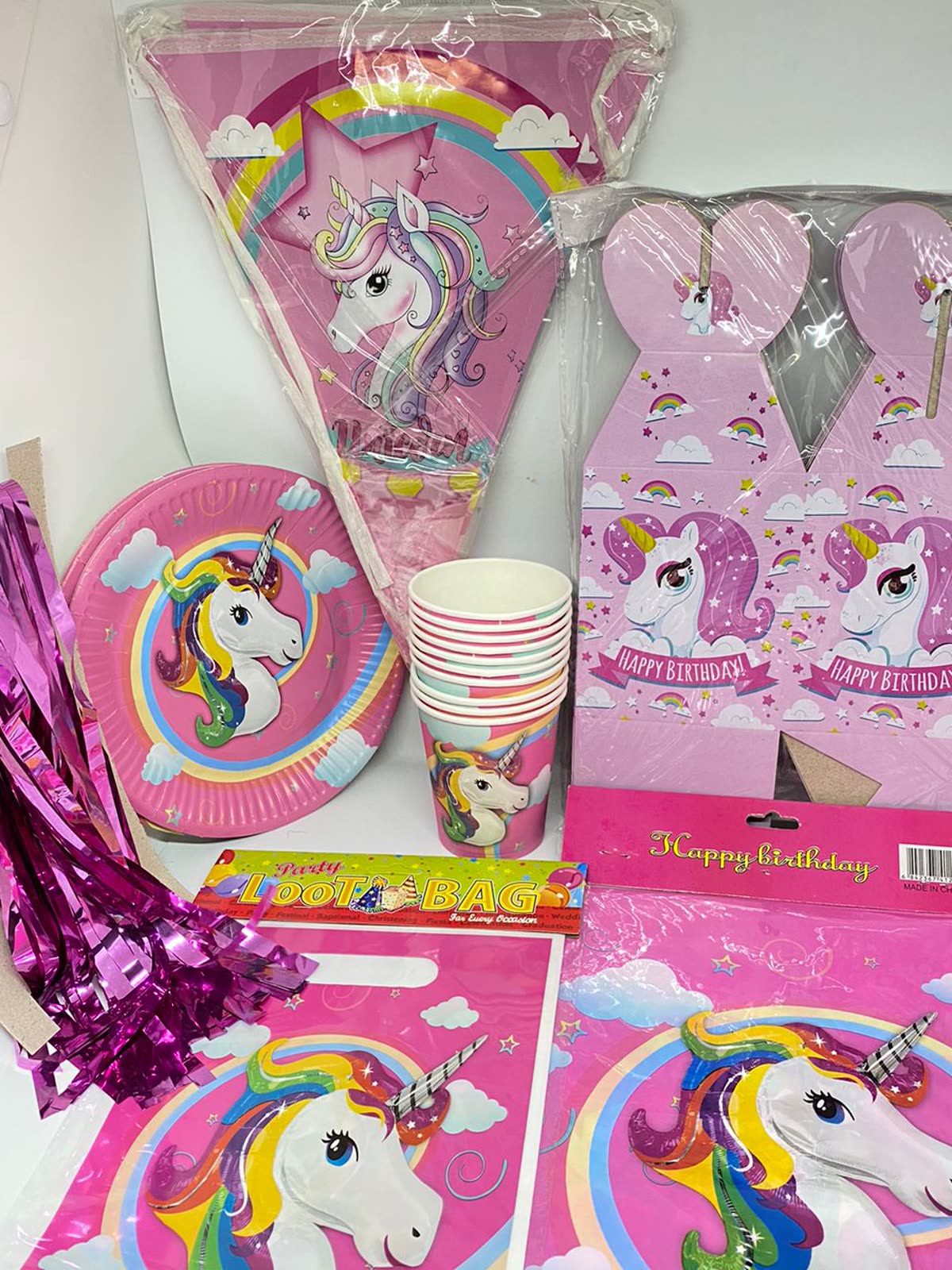 Unicorn Party Set for 10 Kids - alternate view 4