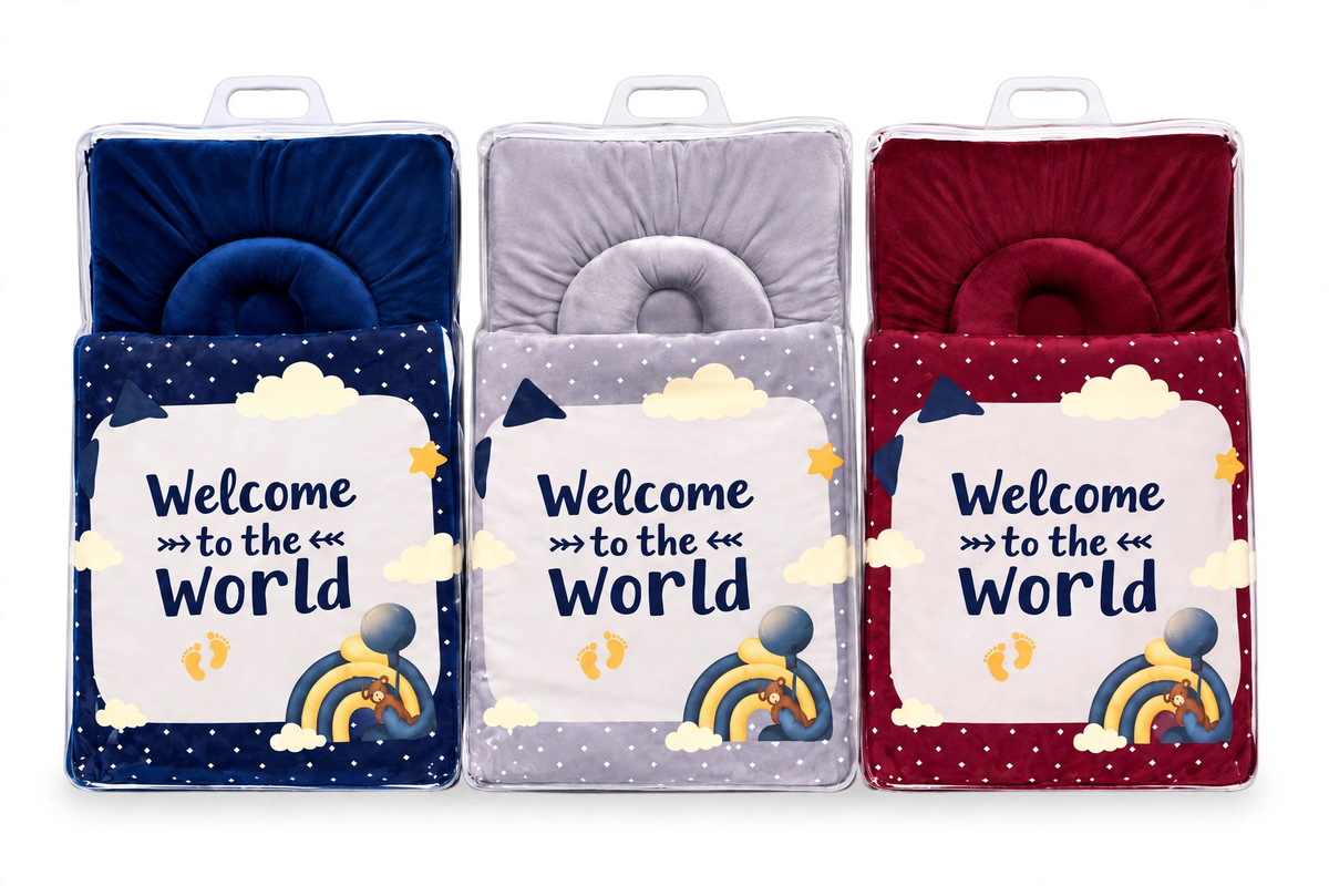Baby Sleeping Bag – Welcome to the World | Soft Newborn Sleep Nest